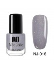 NEE JOLIE 3.5ml Nude Candy kolorowy żelowy lakier do paznokci półprzezroczysty lakier do paznokci różowy połysk Shimmer wzór na 