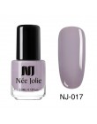 NEE JOLIE 3.5ml Nude Candy kolorowy żelowy lakier do paznokci półprzezroczysty lakier do paznokci różowy połysk Shimmer wzór na 