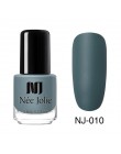 NEE JOLIE lakier do paznokci 68 kolorów Glimmer perłowy połysk lakier do paznokci kawa szara seria Glitter Nails lakier dekoracj
