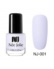 NEE JOLIE 3.5ml matujący lakier do paznokci czarny kolor różowy lakier do paznokci tłustej DIY matowy matowy lakier do paznokci