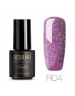 ROSALIND 7ML żelowy lakier do paznokci diamentowy brokat żel W01-29 żelowy lakier do paznokci Nail Art UV i LED Soak-Off Glitter