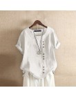 Damska patchworkowa bluzka w stylu casual, z nadrukami topy 2020 Vintage letnia koszulka z krótkim rękawem damska O Neck Blusas 