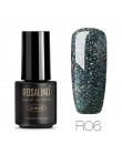 ROSALIND 7ML żelowy lakier do paznokci diamentowy brokat żel W01-29 żelowy lakier do paznokci Nail Art UV i LED Soak-Off Glitter