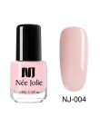 NEE JOLIE 3.5ml Nude Candy kolorowy żelowy lakier do paznokci półprzezroczysty lakier do paznokci różowy połysk Shimmer wzór na 