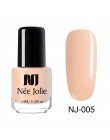 NEE JOLIE 3.5ml Nude Candy kolorowy żelowy lakier do paznokci półprzezroczysty lakier do paznokci różowy połysk Shimmer wzór na 