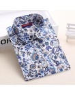 Dioufond nowe w kwiatki z długim rękawem bluzka Vintage Cherry skręcić w dół kołnierz koszuli Blusas Feminino bluzki damskie top