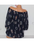 Moda 5XL Plus duże rozmiary damskie bluzki letnie bluzki nowa luźna bluza biały luźny nadruk z piór V Neck koszulki z półrękawem