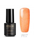 ROSALIND 7ML żelowy lakier do paznokci diamentowy brokat żel W01-29 żelowy lakier do paznokci Nail Art UV i LED Soak-Off Glitter