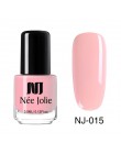 NEE JOLIE 3.5ml Nude Candy kolorowy żelowy lakier do paznokci półprzezroczysty lakier do paznokci różowy połysk Shimmer wzór na 