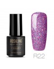 ROSALIND 7ML żelowy lakier do paznokci diamentowy brokat żel W01-29 żelowy lakier do paznokci Nail Art UV i LED Soak-Off Glitter