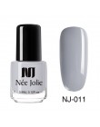 NEE JOLIE 3.5ml matujący lakier do paznokci czarny kolor różowy lakier do paznokci tłustej DIY matowy matowy lakier do paznokci