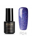 ROSALIND 7ML żelowy lakier do paznokci diamentowy brokat żel W01-29 żelowy lakier do paznokci Nail Art UV i LED Soak-Off Glitter