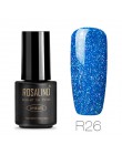 ROSALIND 7ML żelowy lakier do paznokci diamentowy brokat żel W01-29 żelowy lakier do paznokci Nail Art UV i LED Soak-Off Glitter