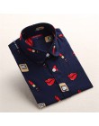 Dioufond nowe w kwiatki z długim rękawem bluzka Vintage Cherry skręcić w dół kołnierz koszuli Blusas Feminino bluzki damskie top