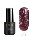 ROSALIND 7ML żelowy lakier do paznokci diamentowy brokat żel W01-29 żelowy lakier do paznokci Nail Art UV i LED Soak-Off Glitter