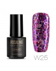 ROSALIND 7ML żelowy lakier do paznokci diamentowy brokat żel W01-29 żelowy lakier do paznokci Nail Art UV i LED Soak-Off Glitter