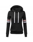 Kobieta bluza z kapturem bluzy damskie bluzy damskie z długim rękawem bluzka z kapturem i kieszeniami pulowerowe topy koszula D3