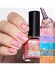 Urodzony dość lakier do paznokci różowy błyszczące Shimmer laserowe lakier do paznokci kolorowe do DIY manicure projekt 6ml laki