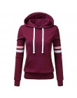 Kobieta bluza z kapturem bluzy damskie bluzy damskie z długim rękawem bluzka z kapturem i kieszeniami pulowerowe topy koszula D3