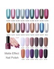 NEE JOLIE 8ml lakier do paznokci seria matowy efekt lakier do paznokci 7.5/3.5ml lustro lakier do paznokci 64 kolory dostępne de