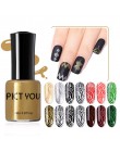 Pict You 8ml tłoczenie lakier do paznokci kolor czarny biały czerwony lakier do paznokci lakier do paznokci DIY Design tłoczenie