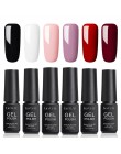 LILYCUTE żelowy lakier do paznokci lakiery hybrydowe Semi permanentny usuwanie żelu UV UV lakier żelowy Led podkład Top Coat żel