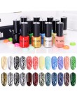 Pict You 8ml tłoczenie lakier do paznokci kolor czarny biały czerwony lakier do paznokci lakier do paznokci DIY Design tłoczenie