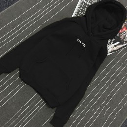 Jesienno-zimowa bluza z polaru Oh Yes bluza z napisami w stylu harajuku nadrukowany sweter gruby luźny bluza damska bluza damski