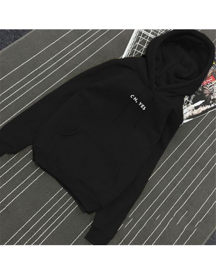 Jesienno-zimowa bluza z polaru Oh Yes bluza z napisami w stylu harajuku nadrukowany sweter gruby luźny bluza damska bluza damski