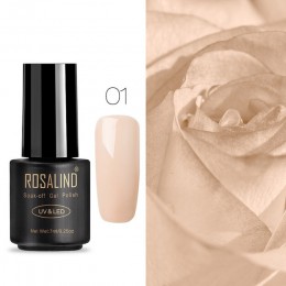 ROSALIND żelowy lakier do paznokci Semi Permanent UV żel hybrydowy Vernis 7ML do paznokci podkład do paznokci polski Manicure po