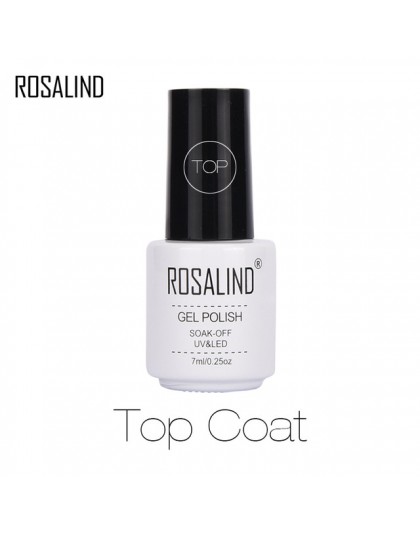 ROSALIND 7ml żel bazowy do paznokci podkład żelowy lak zestaw do paznokci półtrwały lakier do paznokci UV LED lakier do paznokci