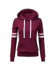 Kobieta bluza z kapturem bluzy damskie bluzy damskie z długim rękawem bluzka z kapturem i kieszeniami pulowerowe topy koszula D3