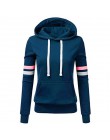 Kobieta bluza z kapturem bluzy damskie bluzy damskie z długim rękawem bluzka z kapturem i kieszeniami pulowerowe topy koszula D3