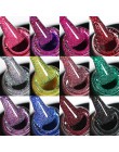 UR SUGAR 7.5ml holograficzny brokatowy lakier do paznokci błyszczące błyszczące cekiny lakier UV żel Rainbow laserowe usuwanie ż