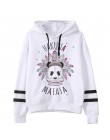 Hakuna Matata Harajuku nadruk Kawaii bluzy damskie Ullzang śmieszne kreskówki 90s król lew bluzy graficzne Unisex z kapturem kob