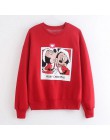 Bluzy damskie bluzy 2020 czarny różowy król lew damskie bluzy z kapturem i nadrukiem z długim rękawem O Neck bluza damska luźny 