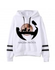 Hakuna Matata Harajuku nadruk Kawaii bluzy damskie Ullzang śmieszne kreskówki 90s król lew bluzy graficzne Unisex z kapturem kob