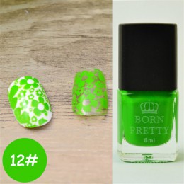 Urodził się dość kolorowe 1 butelka 6 ml lakier do paznokci polski Nail Art Stamp Plate drukowanie polski lakier do paznokci 72 
