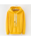 LANSHANQUE S-XXXL jesienno-zimowa polarowa pulower w stylu harajuku jednolity, gruby luźny bluzy damskie bluzy damskie płaszcz n