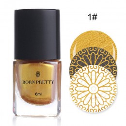 BORN PRETTY 1 butelka lakier do paznokci polski lakier kolorowy lakier do paznokci tabliczka dekoracyjna druk polski lakier 25 k