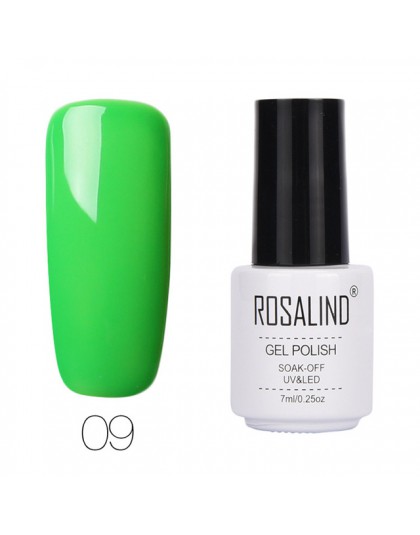 ROSALIND żel polski pająk hybrydowy lakier zestaw żel do paznokci Manicure Top baza wszystko do paznokci UV Semi permanentny pod