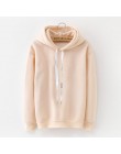 LANSHANQUE S-XXXL jesienno-zimowa polarowa pulower w stylu harajuku jednolity, gruby luźny bluzy damskie bluzy damskie płaszcz n
