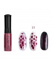 Tłoczenie paznokci polski 1 butelka polski paznokci pieczęć polski do tłoczenia szablonów płyty Nail Art 41 kolorów lakier do pa