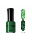 Pict You 8ml tłoczenie lakier do paznokci kolor czarny biały czerwony lakier do paznokci lakier do paznokci DIY Design tłoczenie