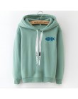 LANSHANQUE S-XXXL jesienno-zimowa polarowa pulower w stylu harajuku jednolity, gruby luźny bluzy damskie bluzy damskie płaszcz n