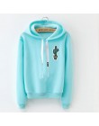 LANSHANQUE S-XXXL jesienno-zimowa polarowa pulower w stylu harajuku jednolity, gruby luźny bluzy damskie bluzy damskie płaszcz n