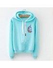 LANSHANQUE S-XXXL jesienno-zimowa polarowa pulower w stylu harajuku jednolity, gruby luźny bluzy damskie bluzy damskie płaszcz n
