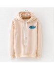 LANSHANQUE S-XXXL jesienno-zimowa polarowa pulower w stylu harajuku jednolity, gruby luźny bluzy damskie bluzy damskie płaszcz n