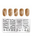 Pict You 8ml tłoczenie lakier do paznokci kolor czarny biały czerwony lakier do paznokci lakier do paznokci DIY Design tłoczenie
