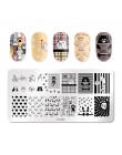 Pict You 8ml tłoczenie lakier do paznokci kolor czarny biały czerwony lakier do paznokci lakier do paznokci DIY Design tłoczenie